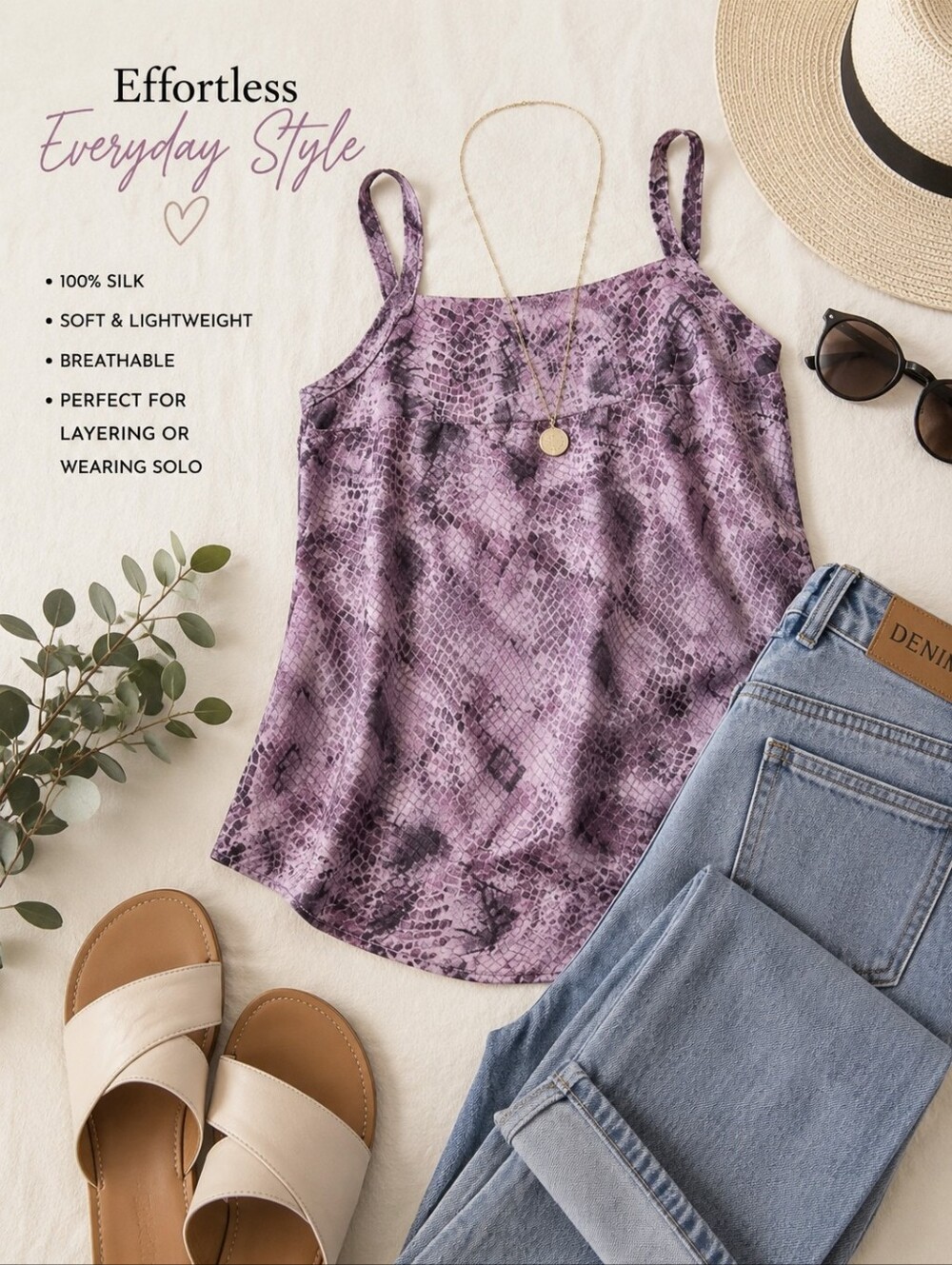 Vintage Tess 100% Silk Top
